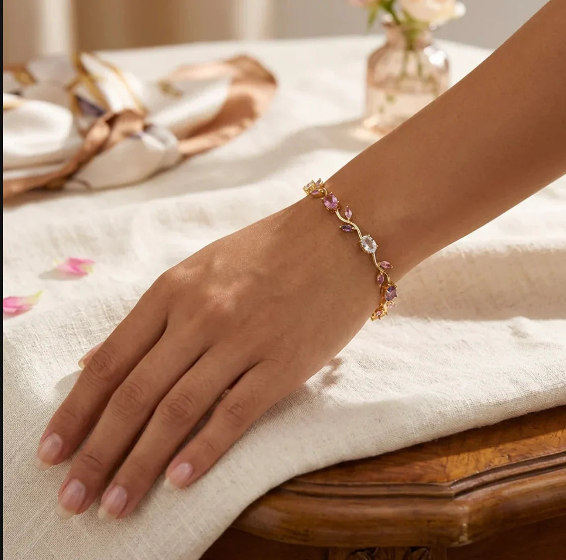 Tulip Floral Bracelet