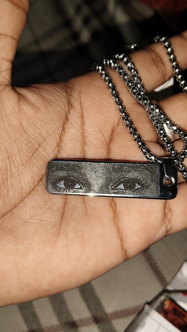 Eye Photo Necklace