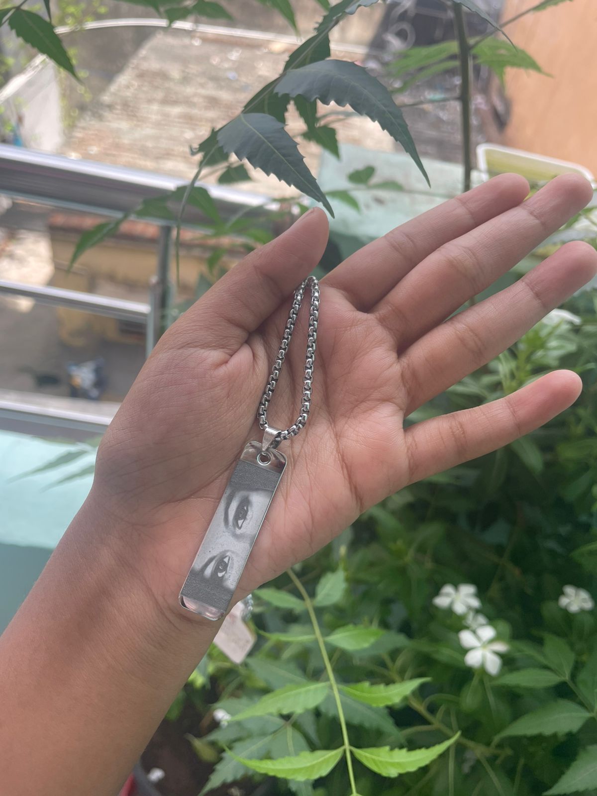Eye Photo Necklace